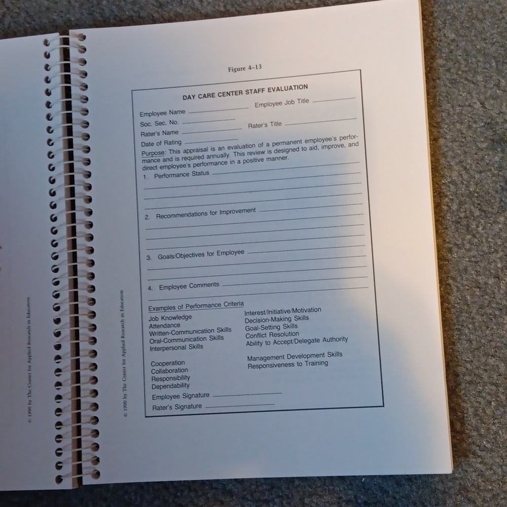 The complete book of forms for Managing the Early Childhood Program - Picture 2 of 5